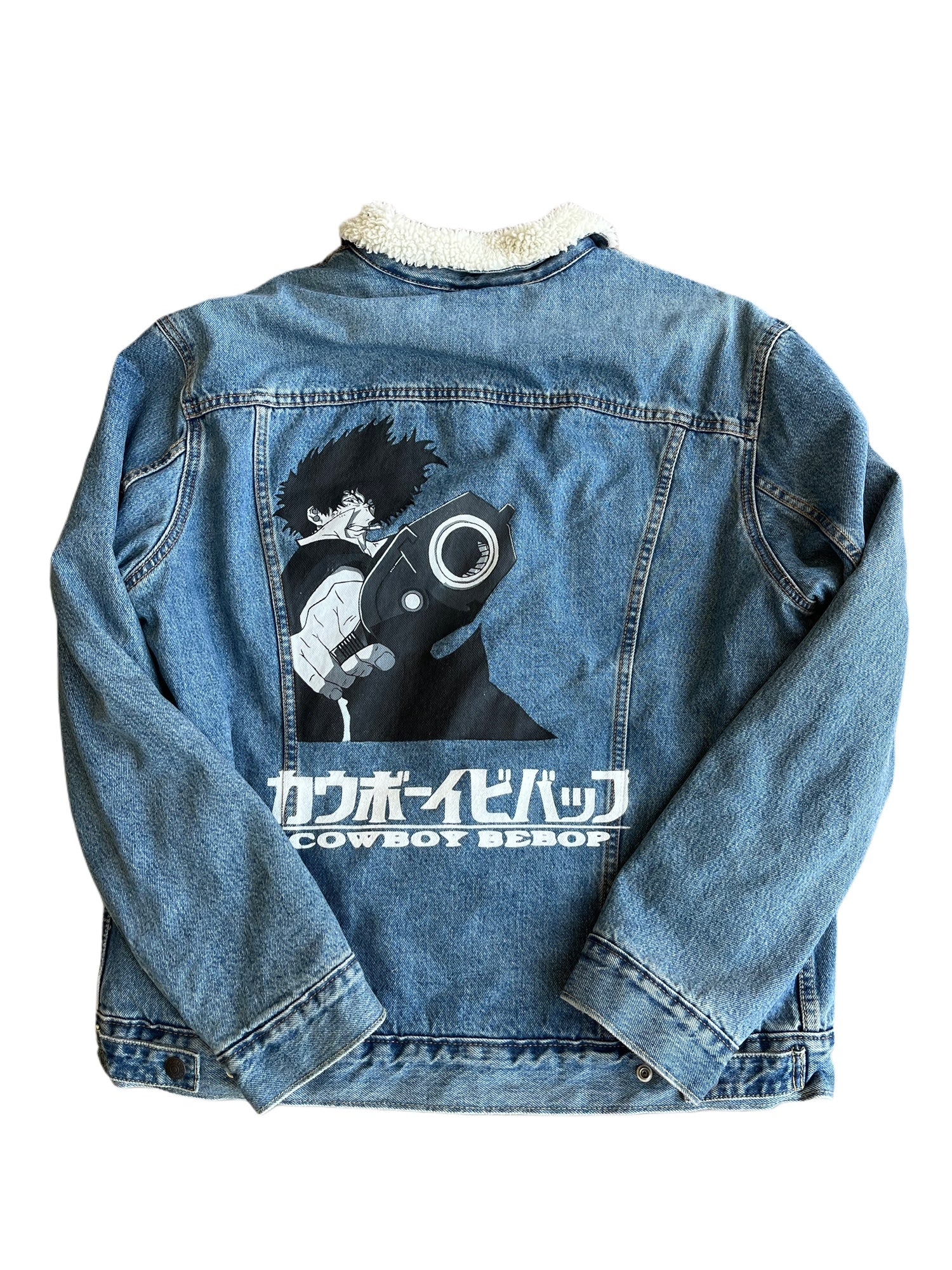 Cowboy Bebop Sherpa Denim Jacket (XL)