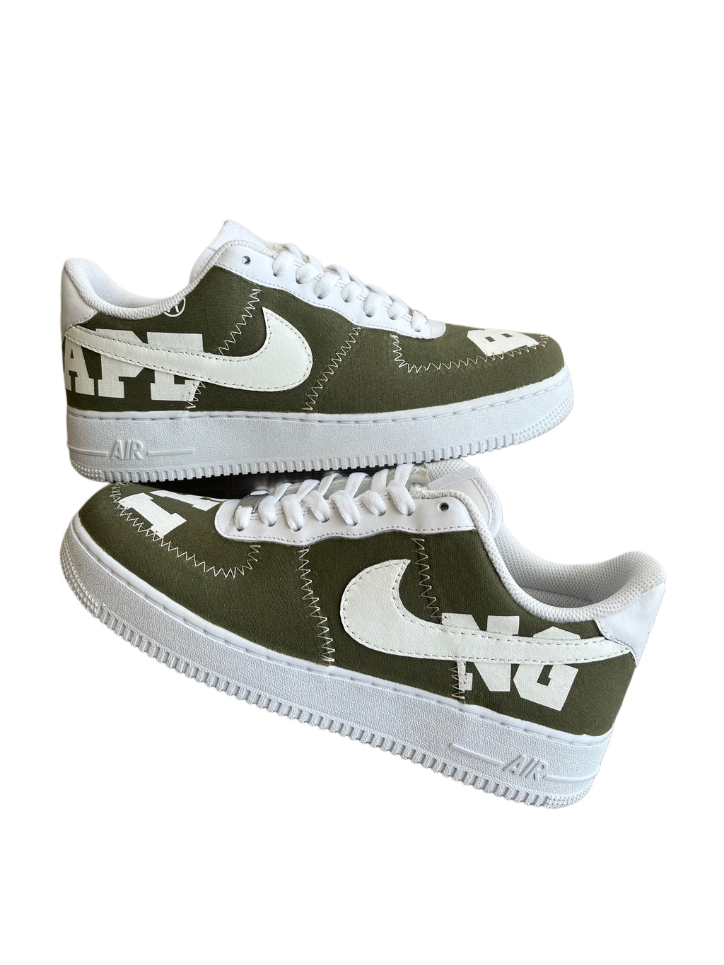 Bape Canvas Air Force 1s