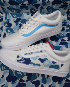 Blue Bape Camo Vans